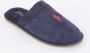 POLO RALPH LAUREN Ralph Lauren Pantoffels Heren Klarence Maat: 44 Materiaal: Suèdelook Kleur: Blauw - Thumbnail 3