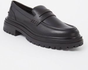 REISS Adele loafer van leer