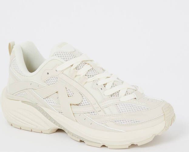 REPRESENT Lage Sneakers Dames Storm Runner Maat: 43 Materiaal: Mesh Kleur: Creme