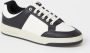 Saint Laurent Geperforeerde leren sneakers met logo print White Heren - Thumbnail 1