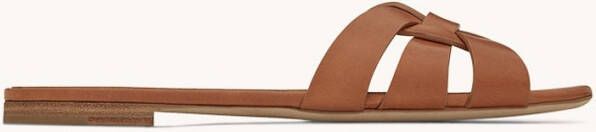 Saint Laurent Tribute slipper van kalfsleer - Foto 2