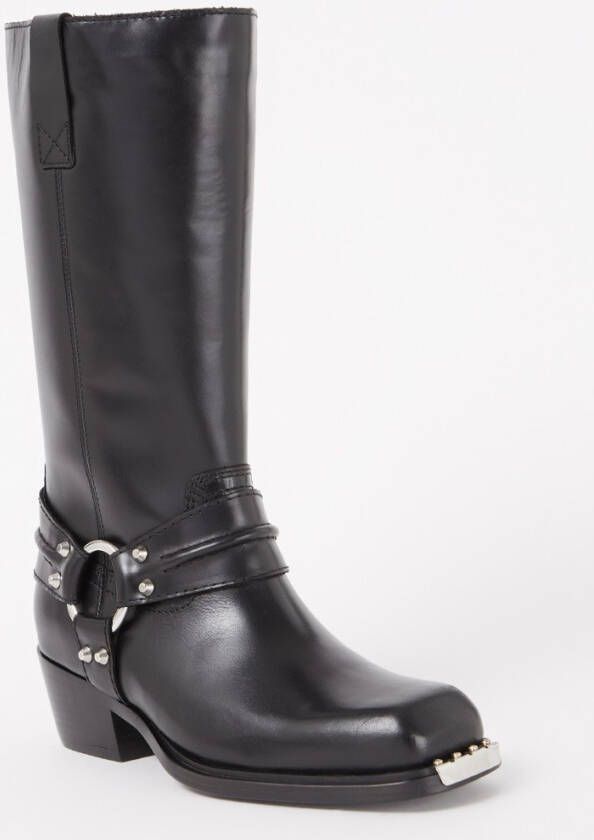 sandro Biker boot van leer