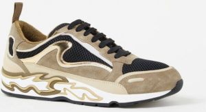 Sandro Flame sneaker met suède details