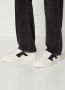 Santoni Witte Leren Sneakers met Dubbele Gesp Detail White Heren - Thumbnail 2