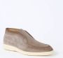 SANTONI Hoge Sneakers Heren Digits Maat: 9 5 Materiaal: Suède Kleur: Beige - Thumbnail 2