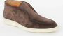 Santoni Suede Desert Boot Brown Heren - Thumbnail 2