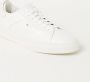 Santoni Leren Sneaker met Maxi Lettering White Heren - Thumbnail 2
