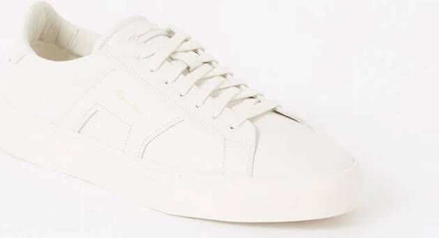 Santoni Sneakers met logo reliëf ronde neus en vetersluiting White Heren - Foto 15