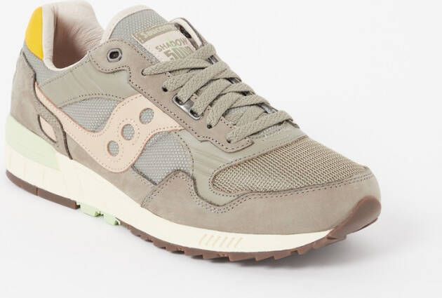 Saucony Shadow 5000 sneaker van leer met suède en mesh details