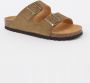 Scholl Josephine Sandalen groen Suede Dames - Thumbnail 4