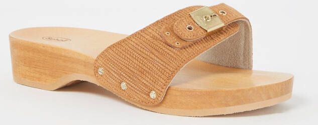 Scholl Slipper Women Pescura Heel Tan