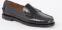 Sebago Klassieke leren instapper Italiaans gemaakt Black Dames - Thumbnail 2