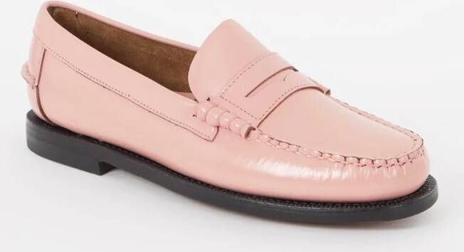 Sebago Klassieke Dan roze leren loafers - Foto 2