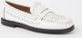 Sebago Klassieke studded loafer leren zool smalle pasvorm White - Thumbnail 1