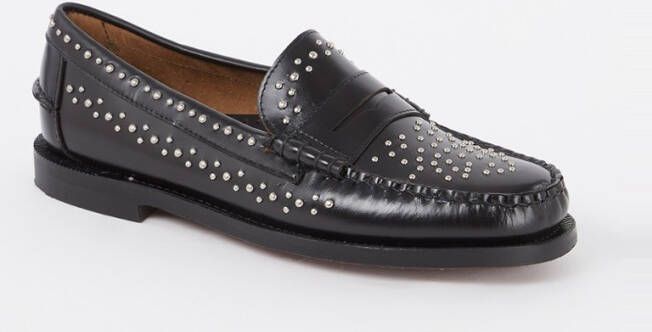 Sebago Dan loafer van leer met studs