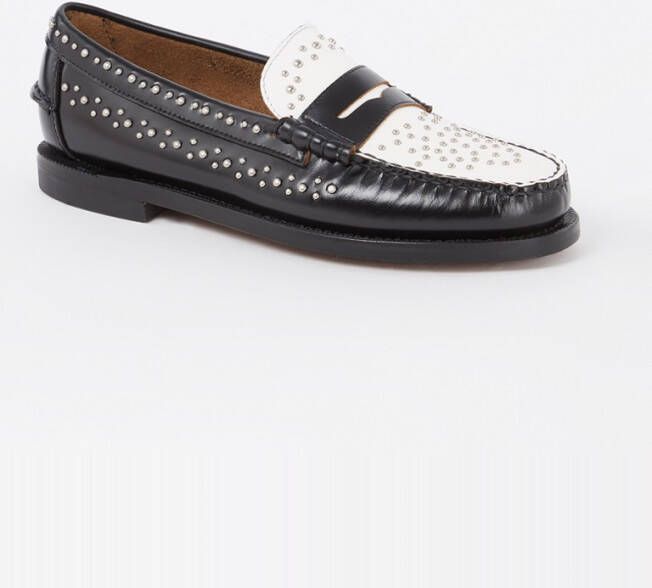 Sebago Dan loafer van leer met studs