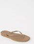 Sleepers Tapered Teenslippers Zomer slippers Dames Bruin - Thumbnail 3