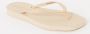 Bruin Tinten Tapered Teenslippers Zomer slippers Dames Beige - Thumbnail 3