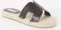 Steve Madden Cheer Up slipper met leren details - Thumbnail 1