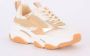 Steve Madden Meisjes Sneakers Jpossession Wit Mesh Brown Dames - Thumbnail 3