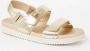 Steve Madden Mona sandaal van leer met metallic finish - Thumbnail 1