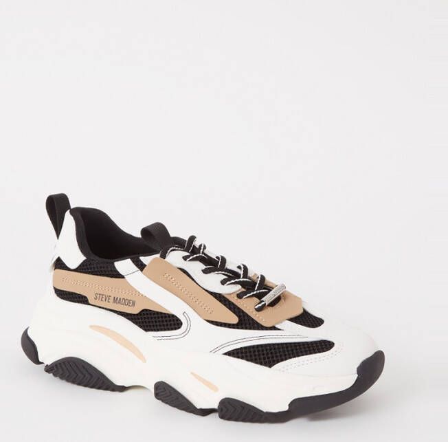 STEVE MADDEN Possession-E tan Zwart Kunststof Lage sneakers Dames - Foto 7