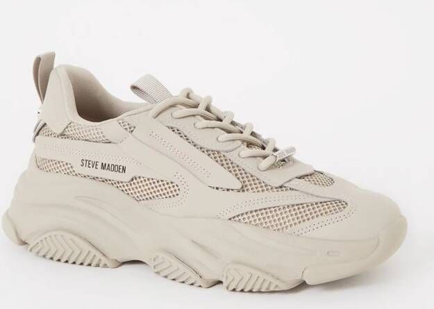 STEVE MADDEN Possession-E greige Grijs Kunststof Lage sneakers Dames - Foto 7