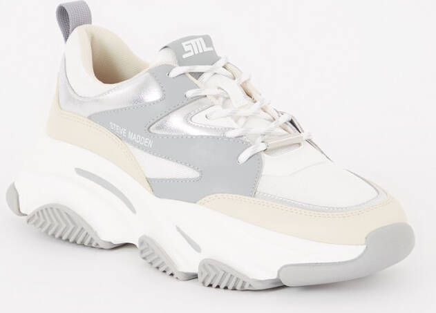Steve Madden Progressive sneaker met metallic finish
