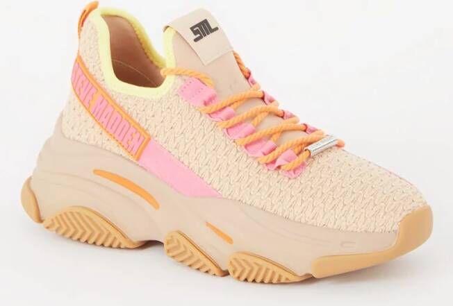 Steve Madden Project sneaker met gebreid bovenwerk - Foto 4