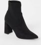 STEVE MADDEN Purify Bootie Zwart Suede Enkellaars met hak Dames - Thumbnail 3