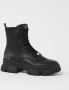 Steve Madden Chunky Sole Leren Laarzen Black Dames - Thumbnail 3