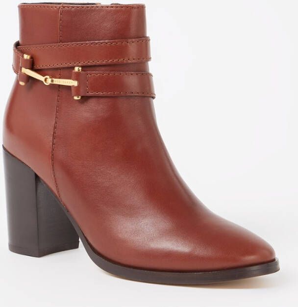 Ted Baker Boots & laarzen Anisea T Hinge Leather 85Mm Ankle Boot in bruin
