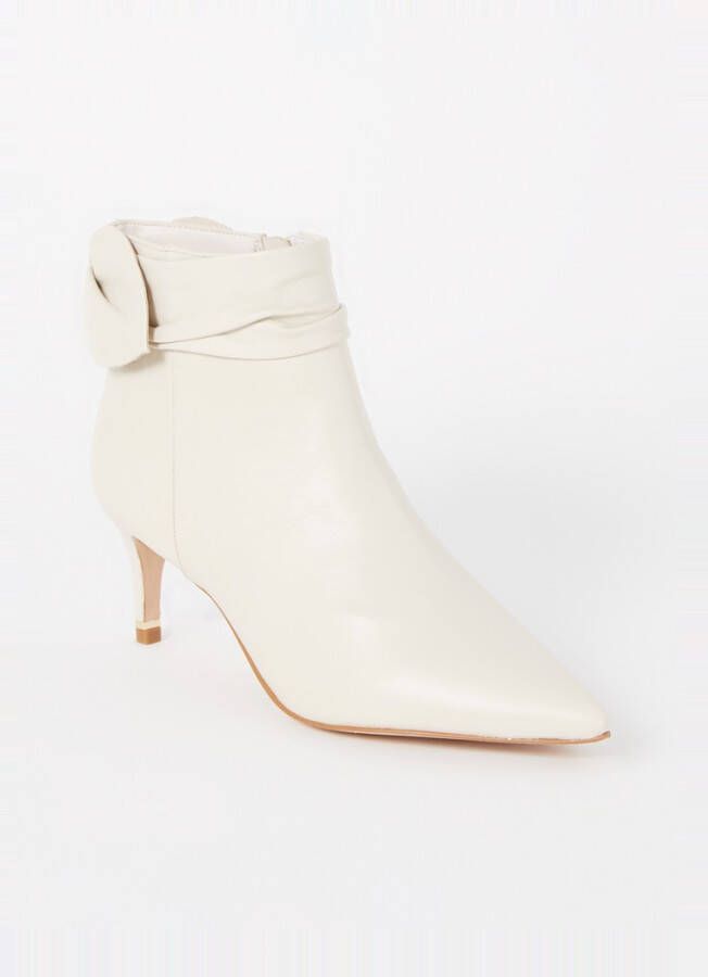 Ted Baker Yonas enkellaarsje van geitenleer
