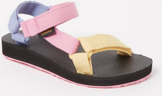 Teva Peuter kleuter sandalen turquoise Blauw Polyester All over print 24 25 - Foto 13