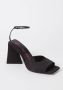 The Attico Casual Zwarte Sandalen met Middelhoge Hakken Black Dames - Thumbnail 2