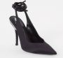 The Attico Venus Slingback Pumps met Strass Hiel Black Dames - Thumbnail 2