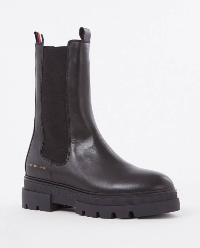 Tommy Hilfiger Chelsea boot van leer