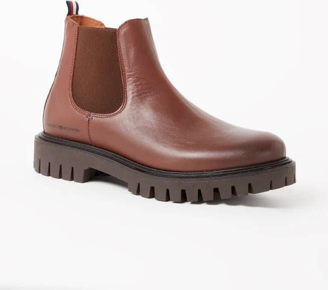 Tommy Hilfiger Chelsea boot van leer