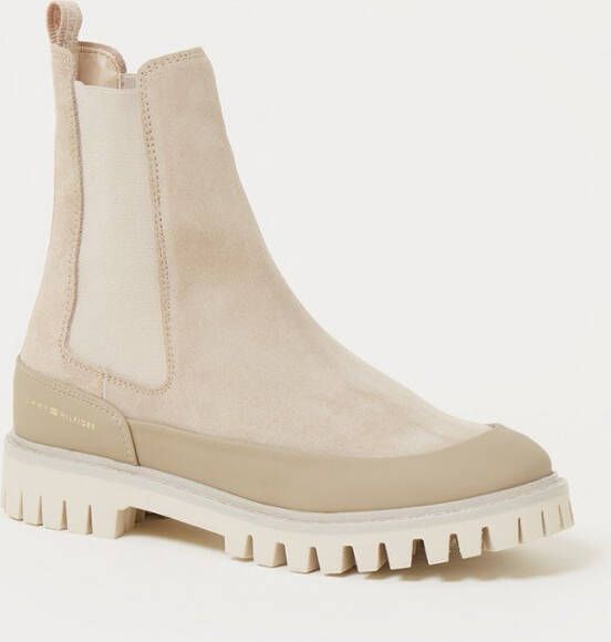 Tommy Hilfiger Chelsea boot van suède