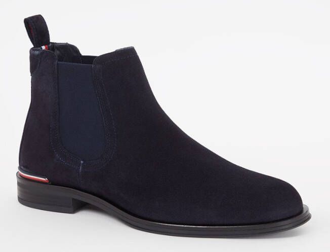 Tommy Hilfiger Chelsea boot van suède