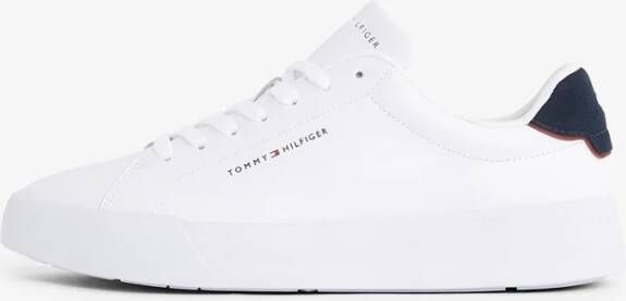 Tommy Hilfiger Sneakers TH COURT LTH DETAIL ESS vrijetijdsschoen lage schoen veterschoen met zijlijk logo-opdruk - Foto 5