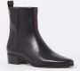 Tommy Hilfiger Laarsjes LOW COWBOY FLAT LEATHER basic blokhak zakelijke schoen in smalle vorm - Thumbnail 1