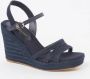 TOMMY HILFIGER Blauwe Espadrilles Essential Basic Wedge - Thumbnail 2