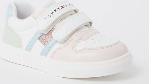 Tommy Hilfiger Flag sneaker met glitter details