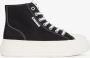 TOMMY JEANS Plateausneakers TJW FOXING FLATFORM SNEAKER HIGH vrijetijdsschoen veterschoenen high top sneaker met contraststiksels - Thumbnail 1