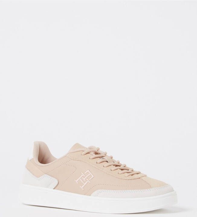 Tommy Hilfiger Heritage Court sneaker van leer met suède details