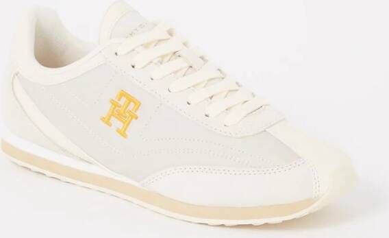 Tommy Hilfiger Heritage sneaker met suède details en logoborduring