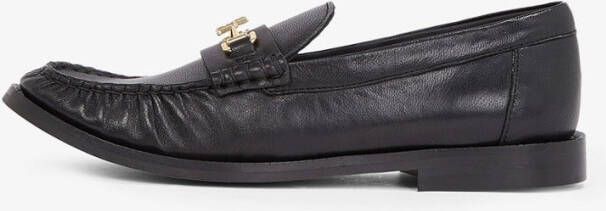 Tommy Hilfiger Loafers SOFT LEATHER HORSEBIT LOAFER blokhak businessschoen slipper met th-sieraad