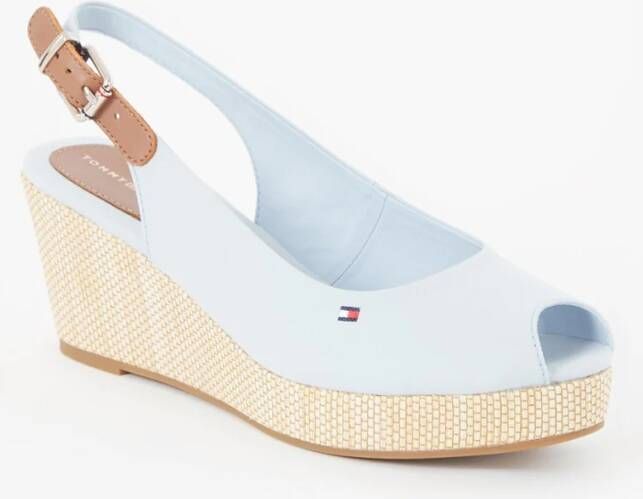 Tommy Hilfiger Sandaaltjes ICONIC ELBA SLING BACK WEDGE