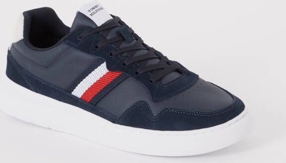 Tommy Hilfiger Light Cupsole sneaker van leer met suède details